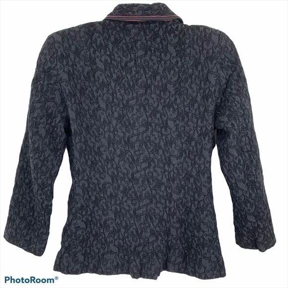 𝅺ARMAND Ventilo Textured Wool Silk Blazer Size Euro 42 - Picture 2 of 5